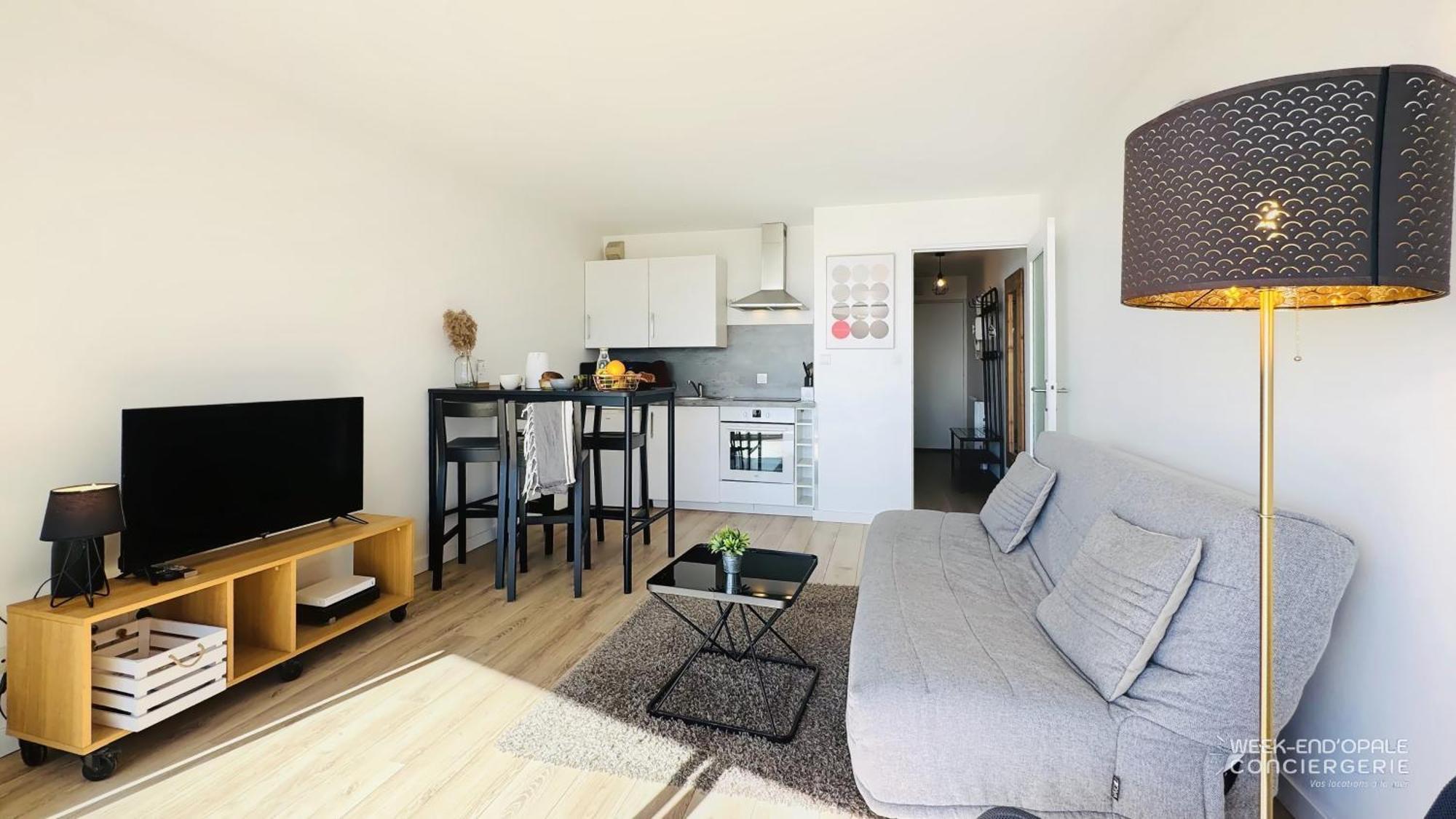 Appartement Vue Mer Au Pied De La Plage De Мерлимон-Плаж Экстерьер фото