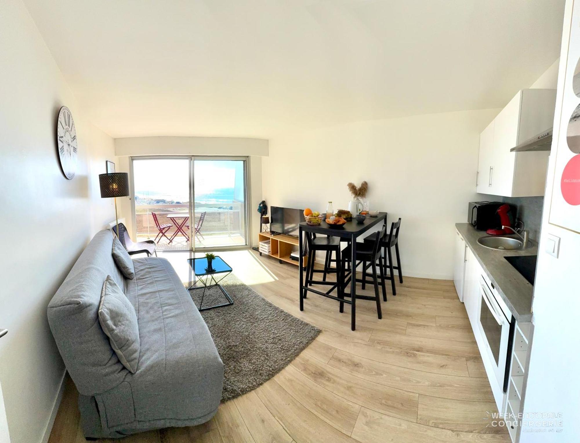Appartement Vue Mer Au Pied De La Plage De Мерлимон-Плаж Экстерьер фото
