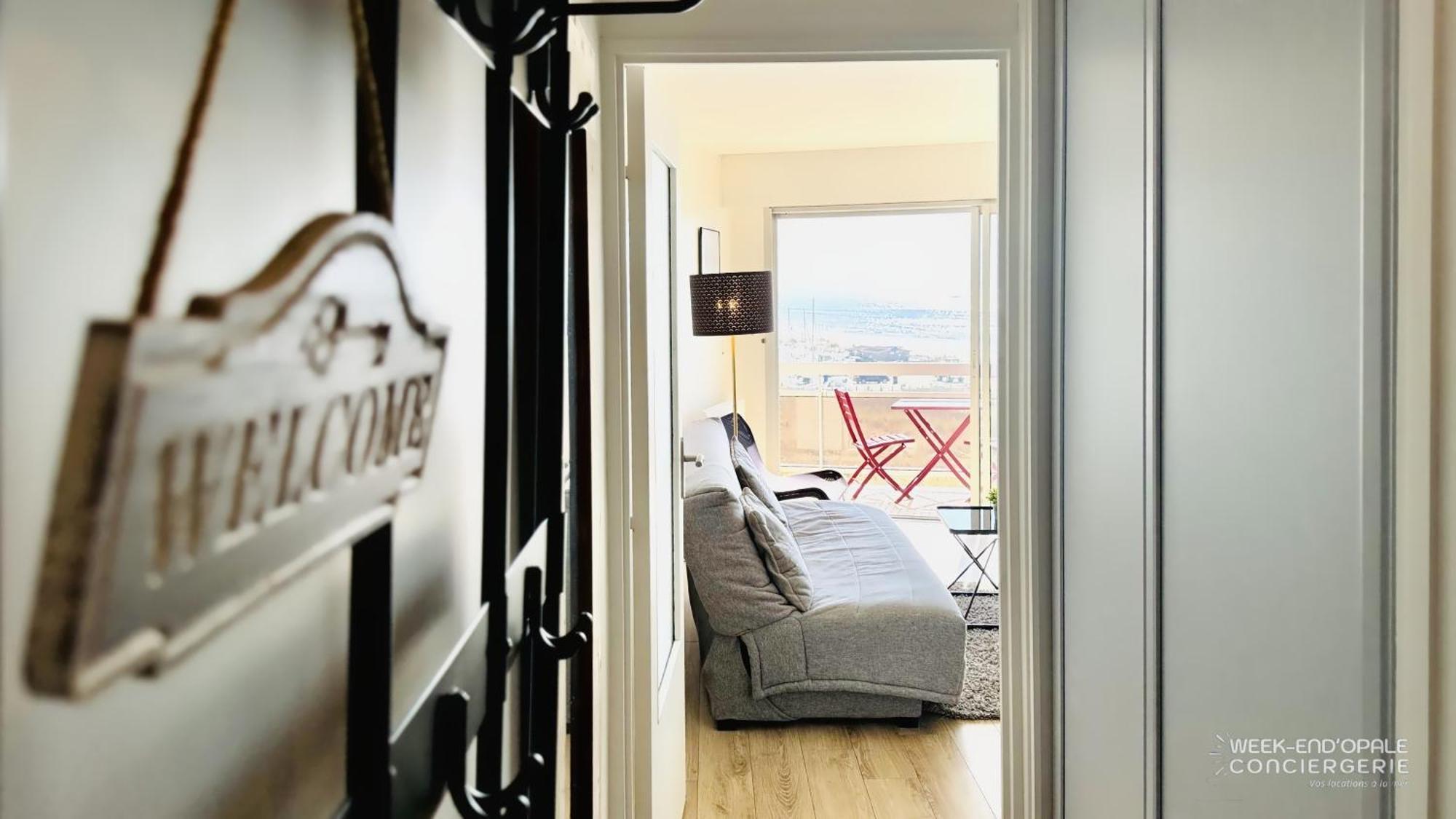 Appartement Vue Mer Au Pied De La Plage De Мерлимон-Плаж Экстерьер фото